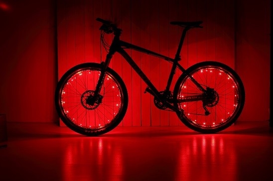 Постоянн СИД спицы велосипеда 3D освещает ABS IPX4 красочный делает водостойким