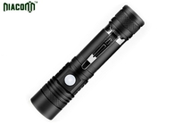 Zoom Function Micro Usb Rechargeable Flashlight With CREE XML T6