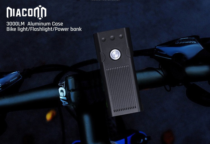 ИПС5 делают электрофонарь водостойким приведенный банка силы случая света 30В 3000льм велосипеда передний алюминиевый